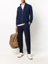 fine knit zipped front cardigan